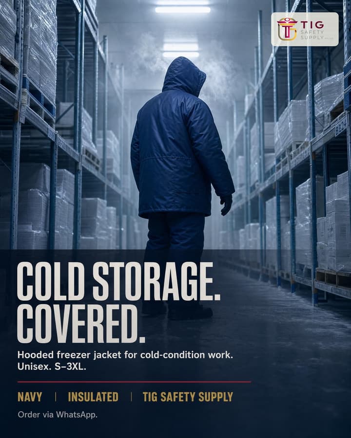 TIG Safety Supply: freezer jacket