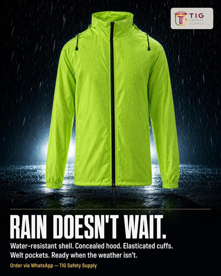 TIG Safety Supply: cameroon rain jacket
